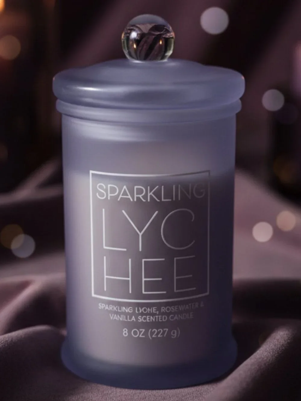 Sparkling Lychee Scented Candle • Fresh & Elegant • 8 oz